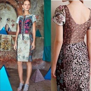 Beguile by Byron Lars Anthropologie Brocade Dress size 6